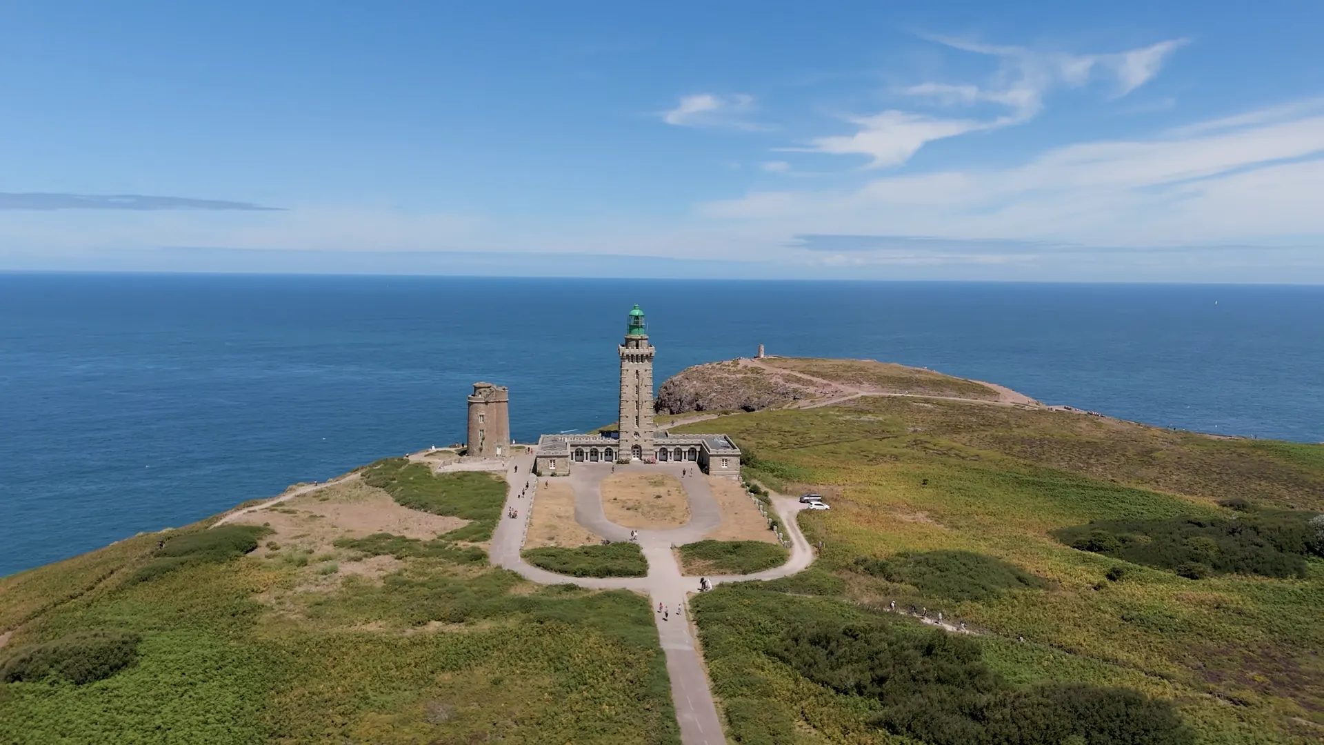 Vue aérienne du Cap Fréhel