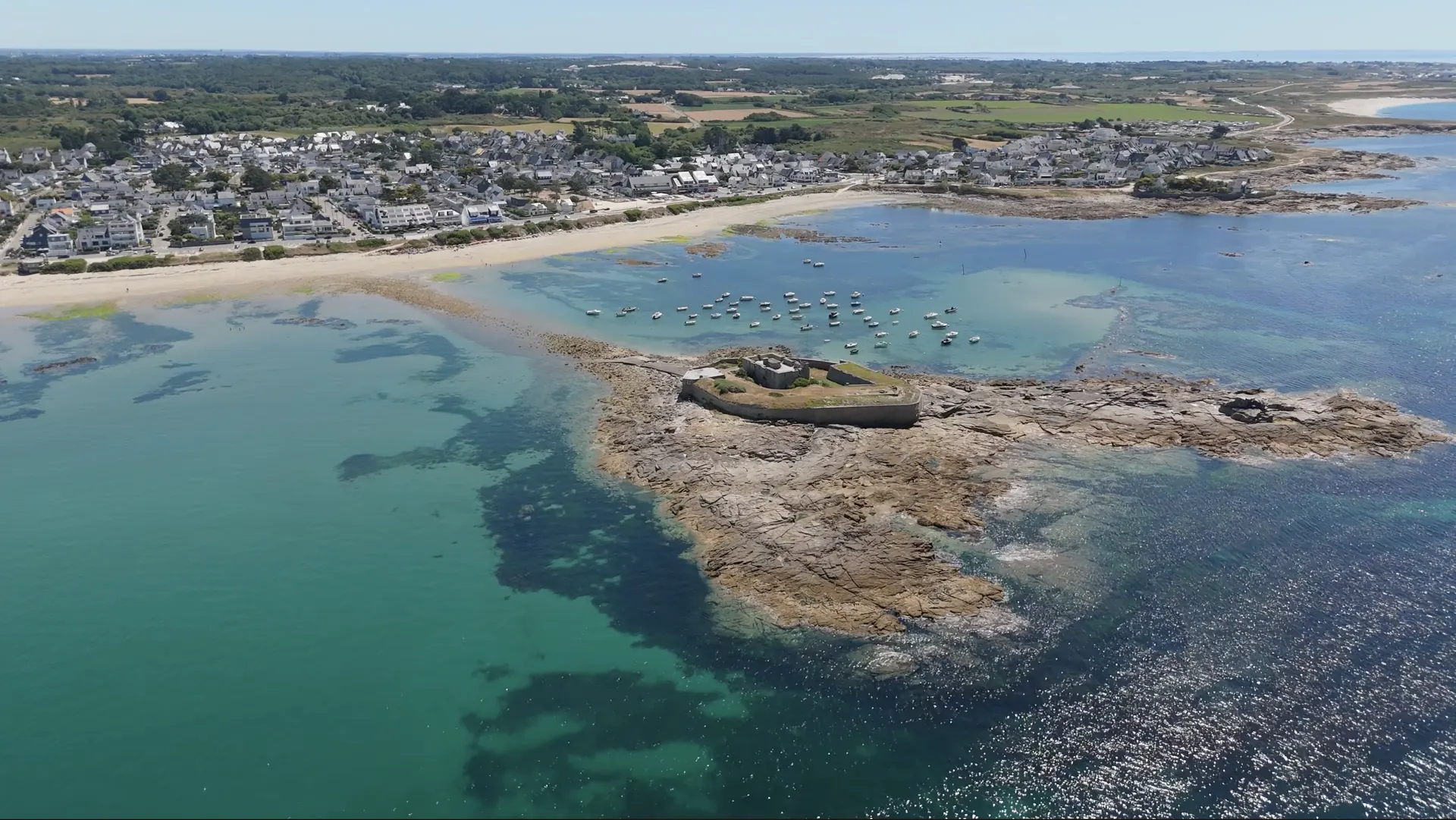 Vue aérienne du Fort Bloqué